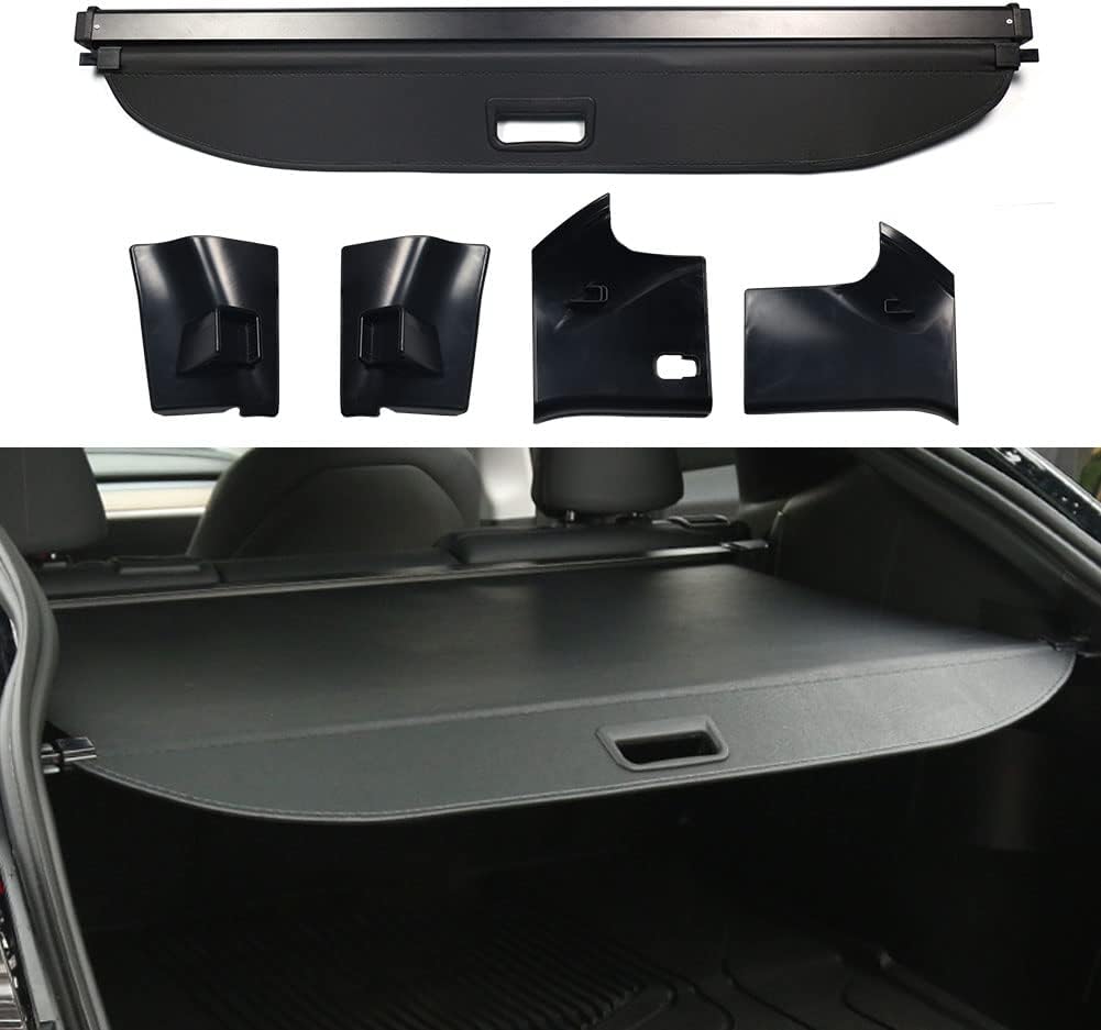 Cargo Cover for Tesla Model Y Rear Trunk Shade Cover Retractable Y3177