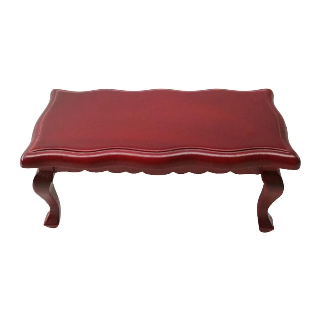 Miniature Walnut Tea Table Dollhouse Furniture E175006
