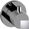 Polished Chrome Three-Way Diverter Valve Trim Plate and Handle L2647