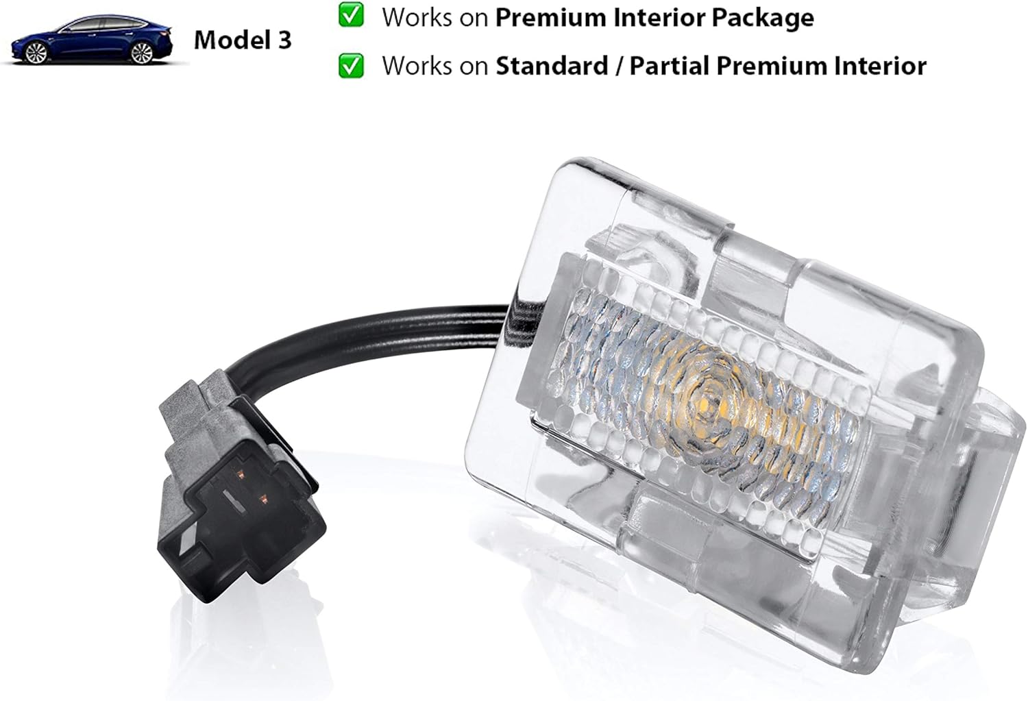 9 Pieces LED Kit for Tesla Model 3 B245824