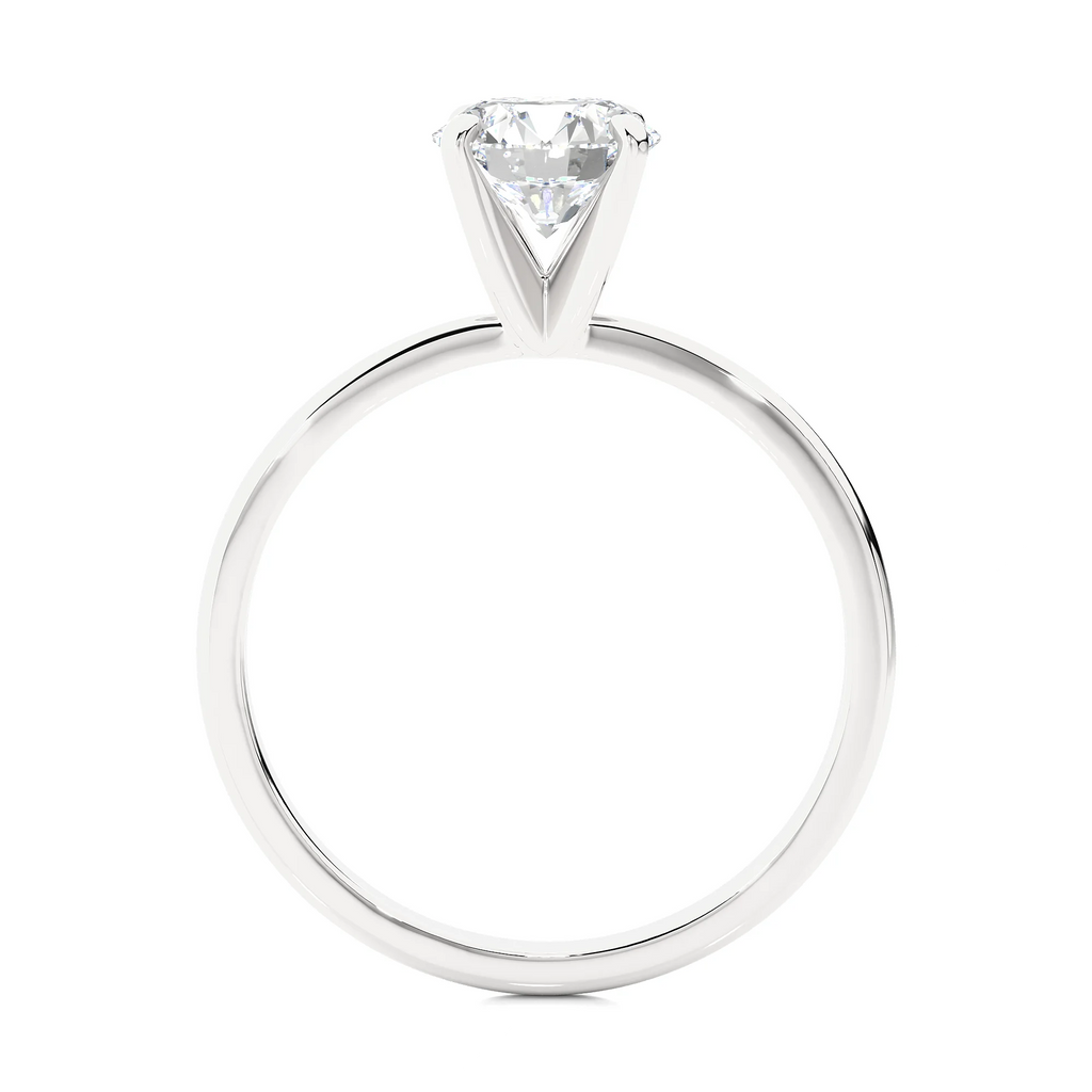 14k White Gold Lab Grown Diamond Solitaire Engagement Ring S68376