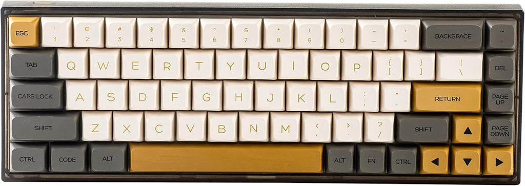 Hot Swappable Mechanical Keyboard 68-Key with Translucent ABS Keyboard Case, RGB Backlit J149325