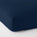 Midnight Blue Supima Cotton Sateen King Fitted Sheet N283