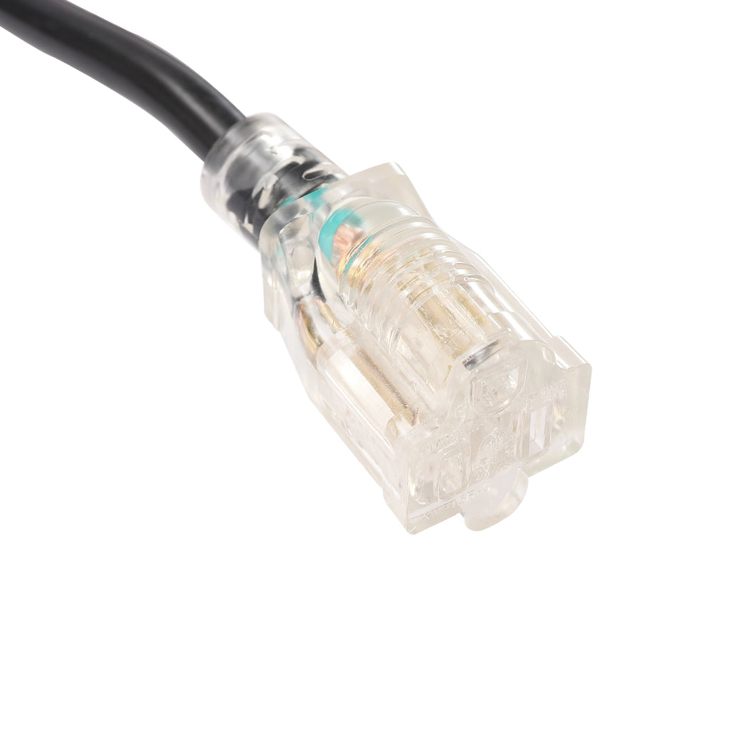 50ft Heavy Duty Extension Cord 12AWG Power Splitter H86229