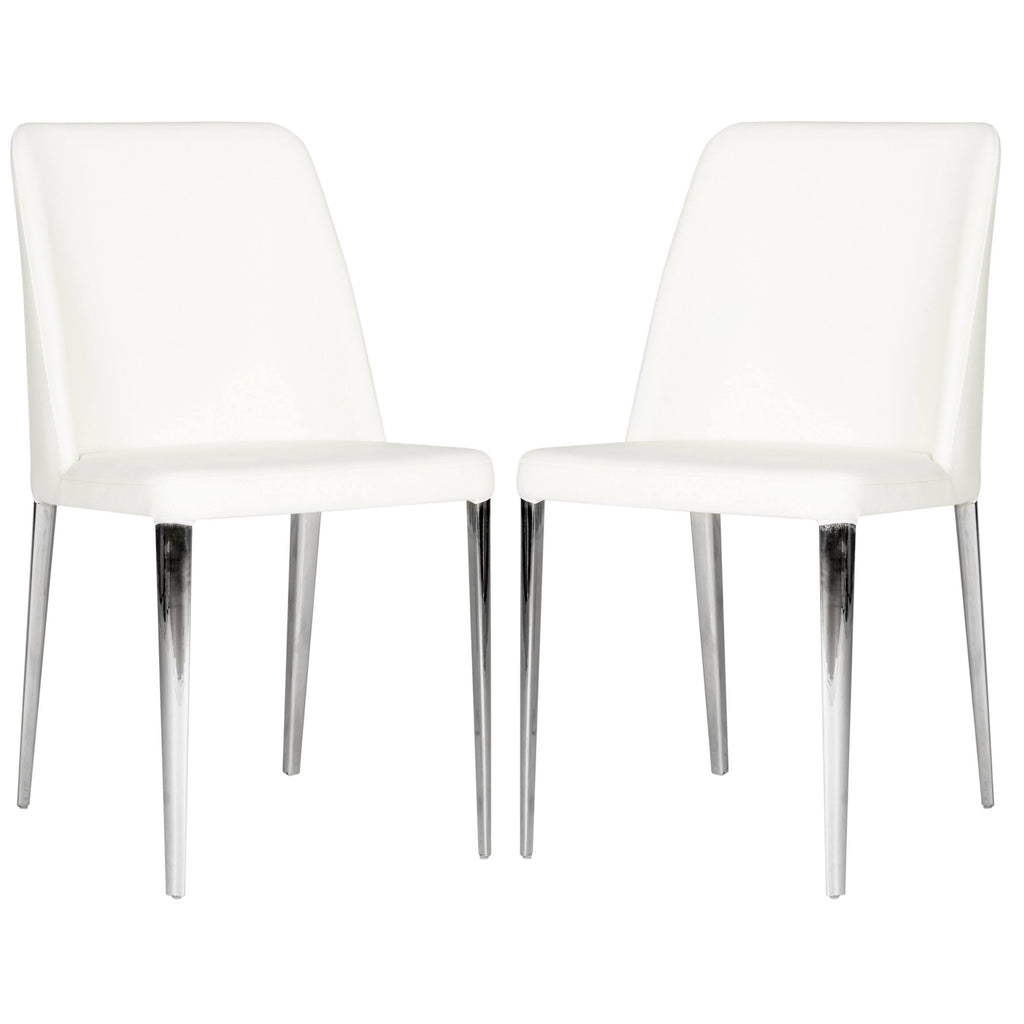 Set of 2 White Side Chair M2933