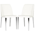 Set of 2 White Side Chair M2933