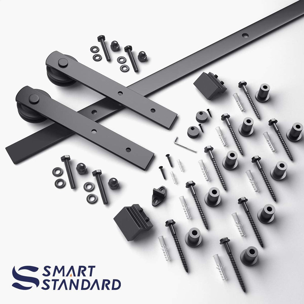 12ft Heavy Duty Sliding Barn Door Hardware Kit M226982