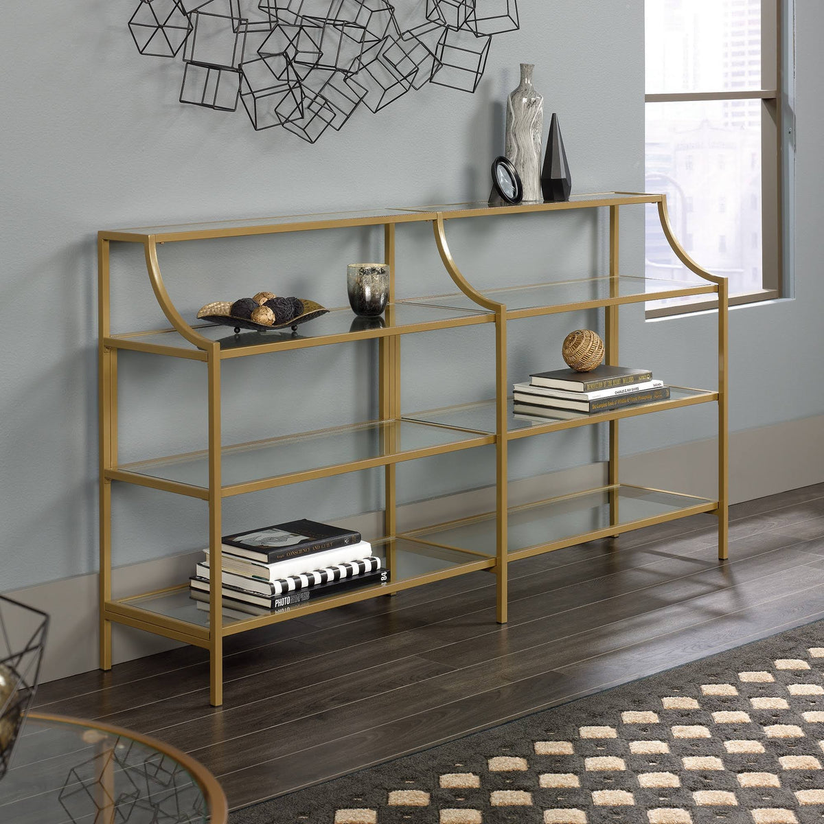 Glass Top Console Table U1268