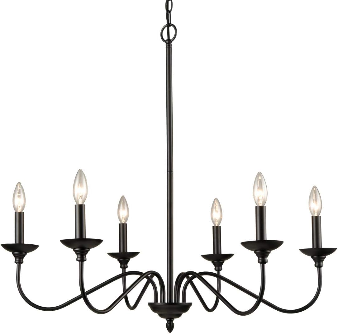 Black Metal Chandelier L263272