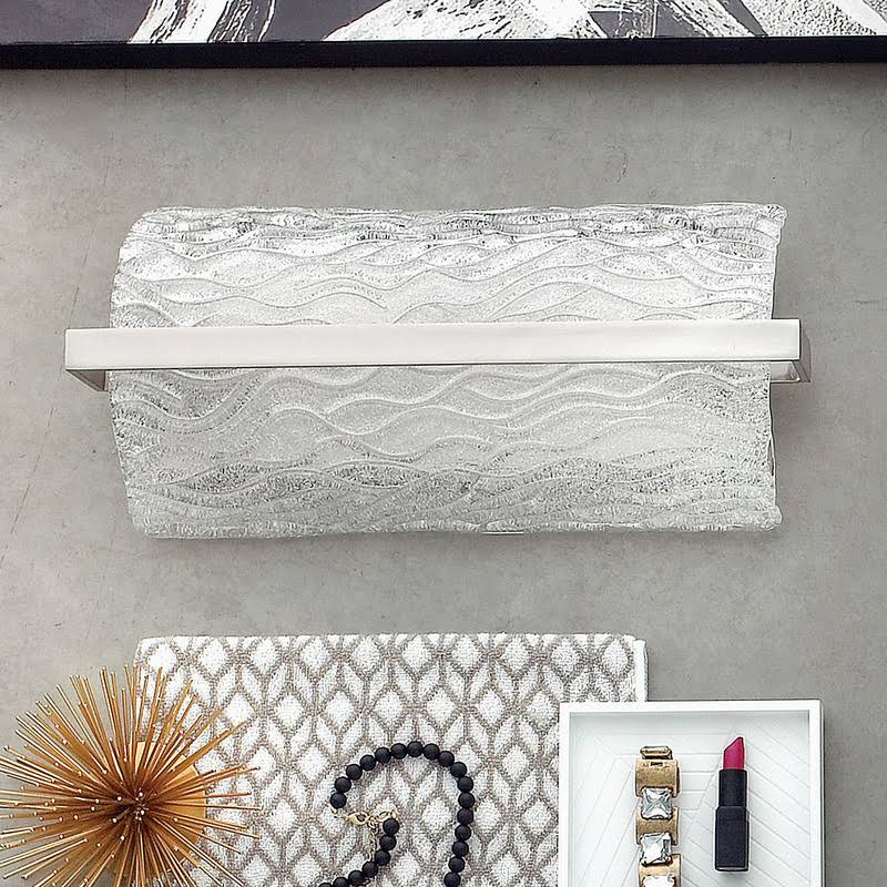 Brushed Nickel 2 Light Bath R55512