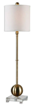Brushed Brass Buffet Lamp Q595