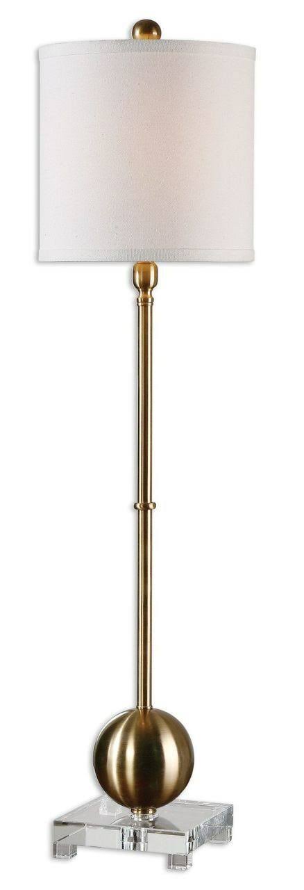 Brushed Brass Buffet Lamp Q595