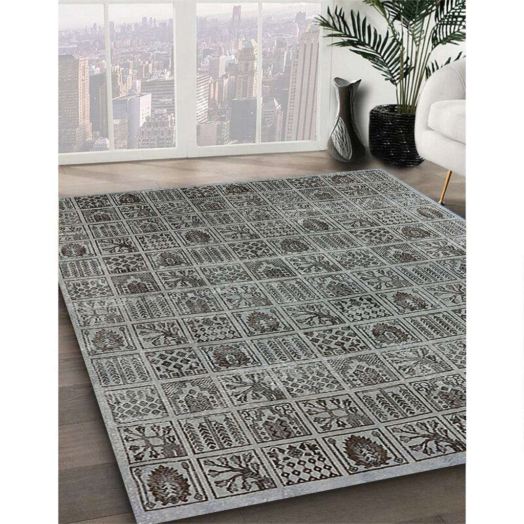 Gray Oriental Rectangle Area Rug, 2' x 5' J357478