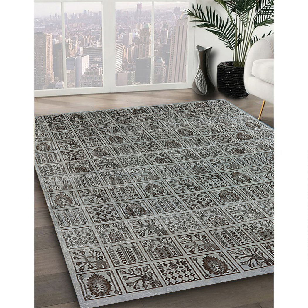 Gray Oriental Rectangle Area Rug, 2' x 5' J357478
