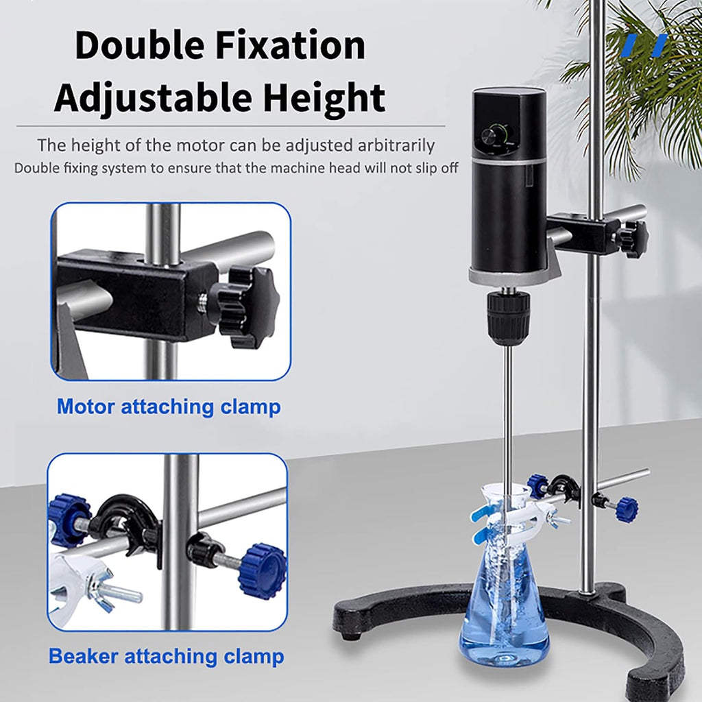 Electric Overhead Stirrer, Digital Lab Mixer Stirrer, Max. 40L, 100~2000RPM, 120W P3249