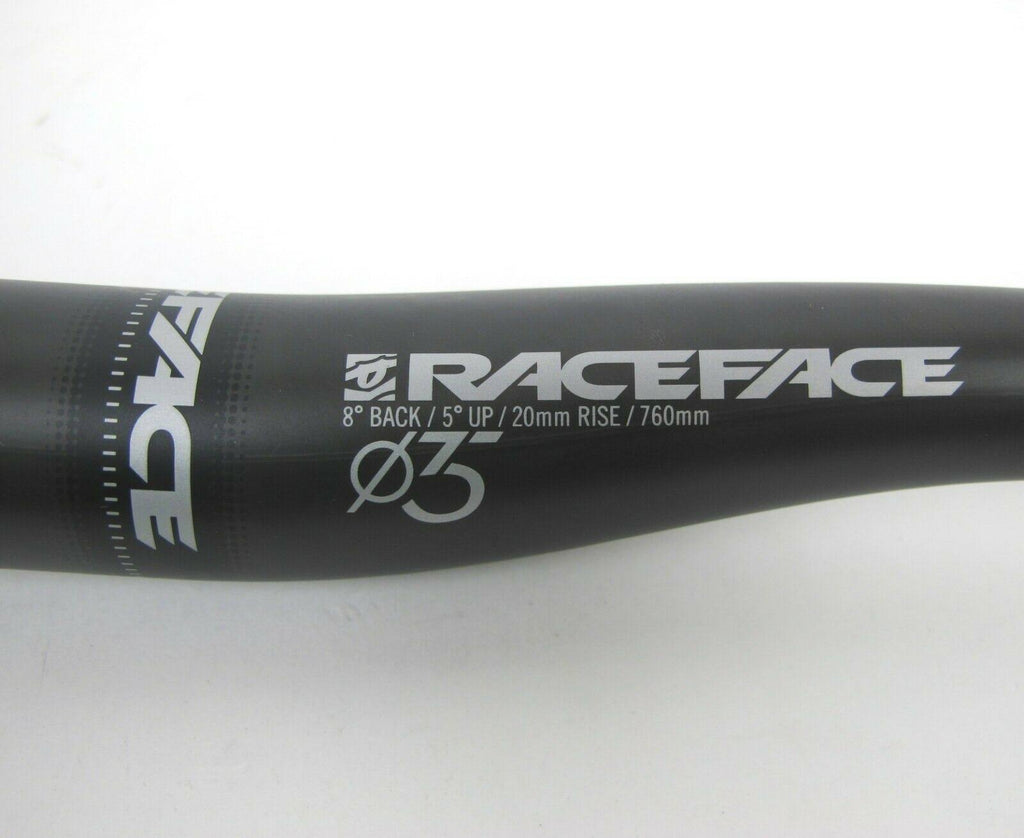 Black 35 x 760mm 20mm Rise Carbon Handlebar P394