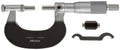 Outside Micrometer, Interchangeable Anvils, Ratchet Stop, 0-50mm Range, 0.01mm Graduation V3342