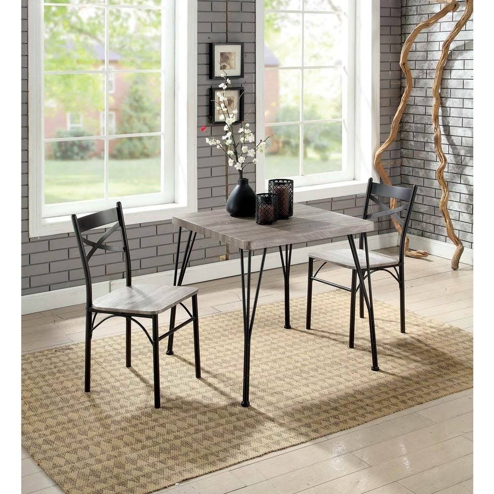 3-Piece Metal Compact Dining Set O80262