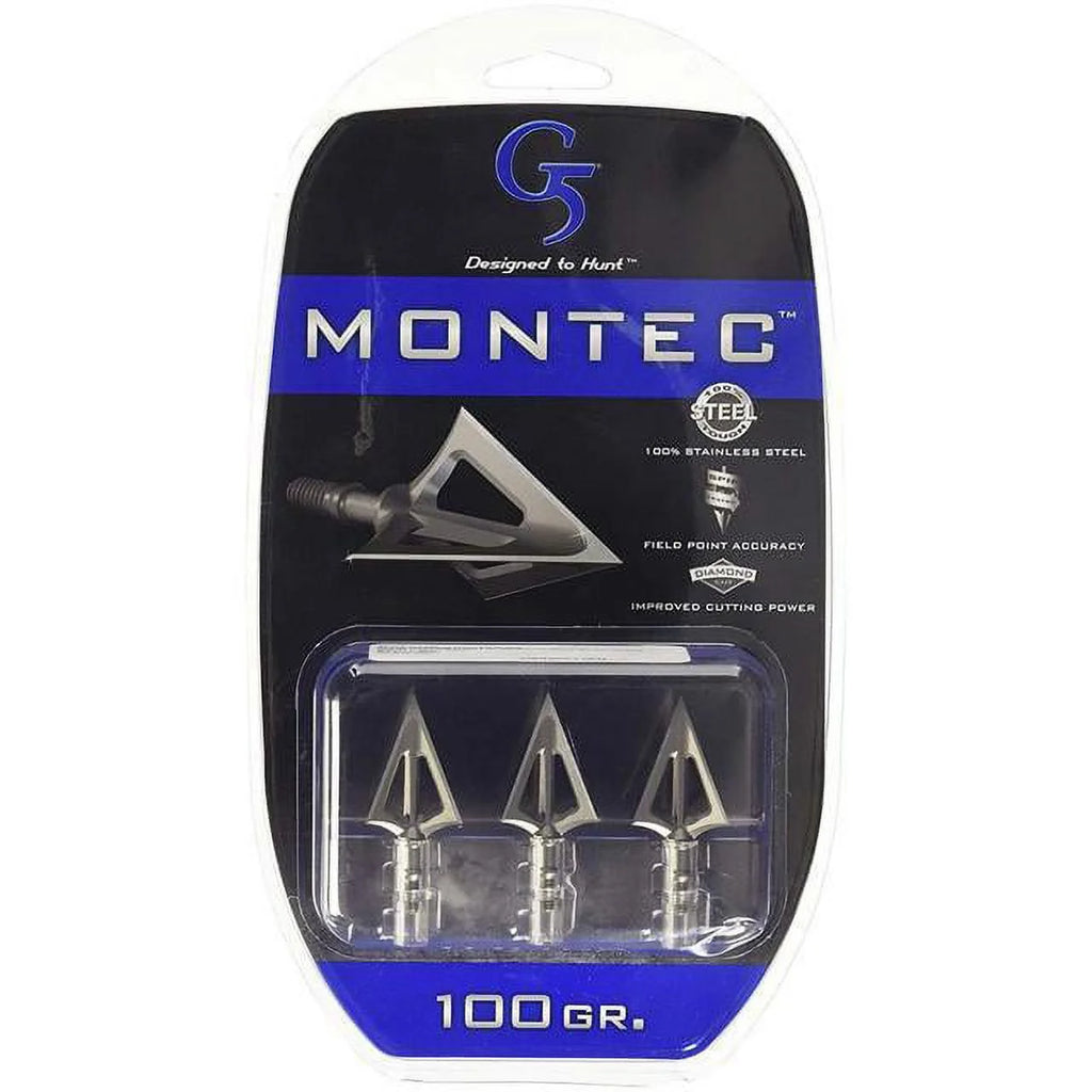 3 Pack 100 Grain Crossbow Broadhead N206022