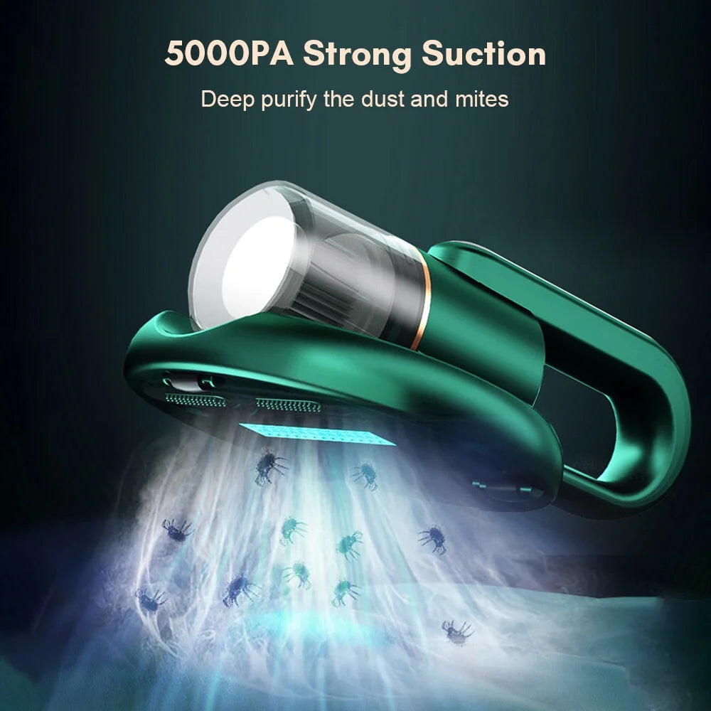 Wireless Mattress Vacuum Cleaner with HEPA Filtration and UV Lamp A61663