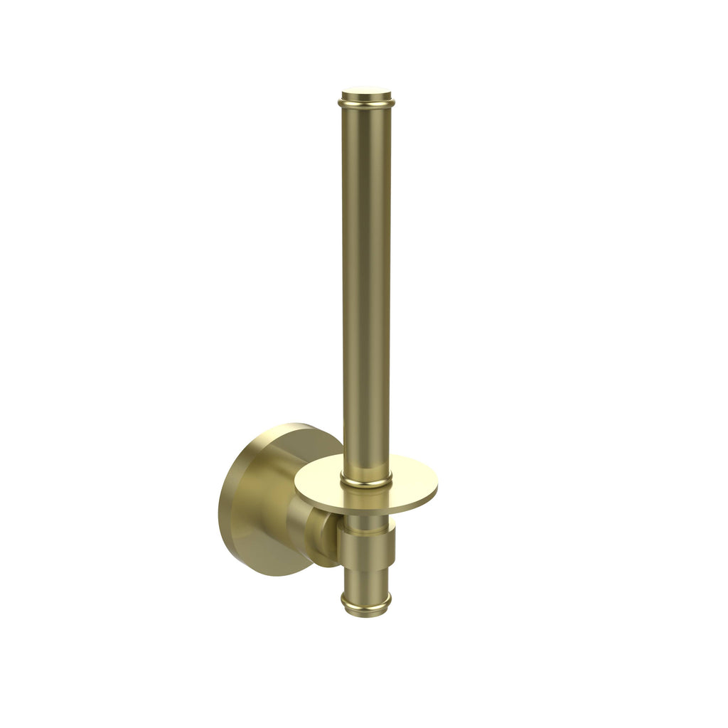 Satin Brass Upright Toilet Tissue Holder G404450