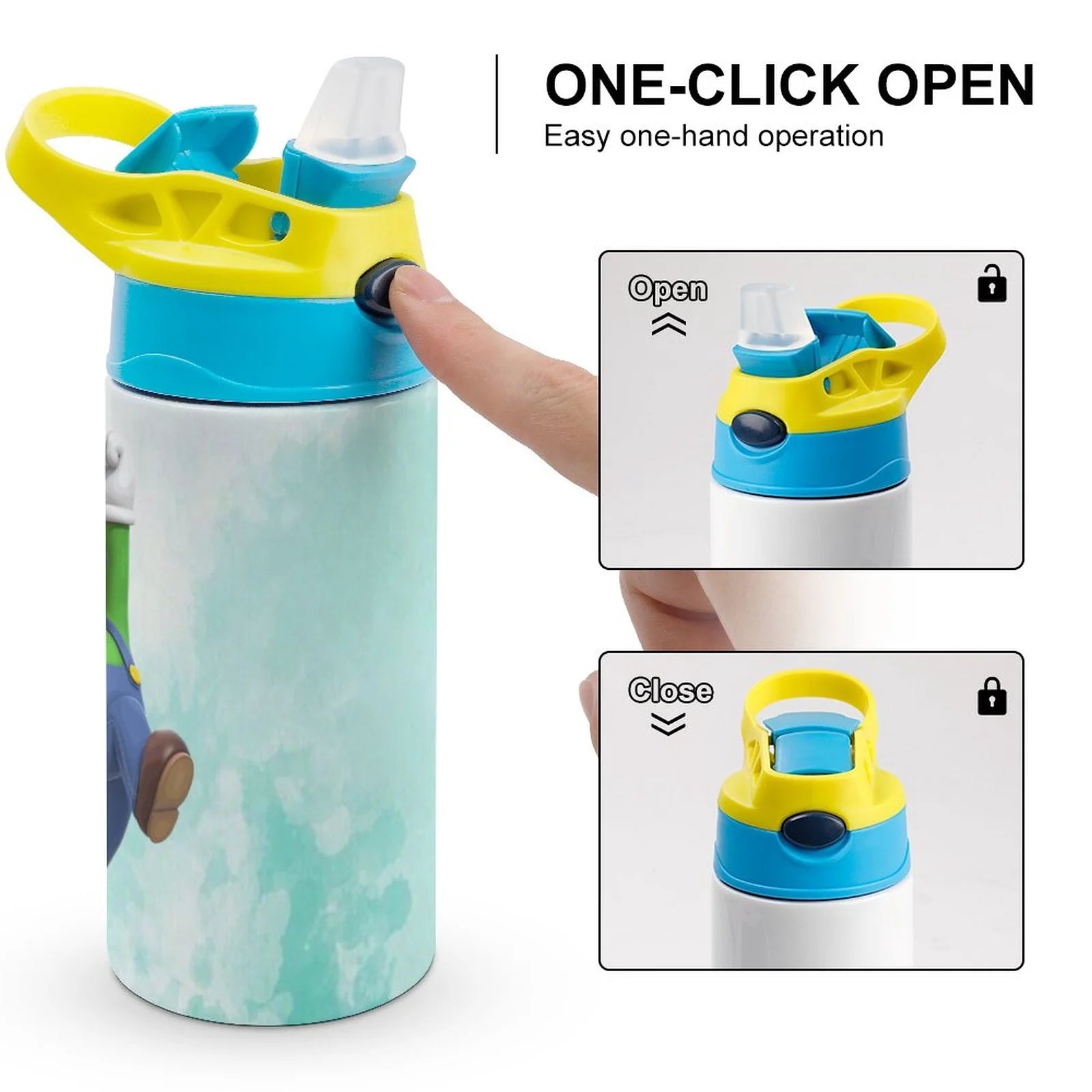 Insulated Stainless Steel Water Bottle with Straw L271