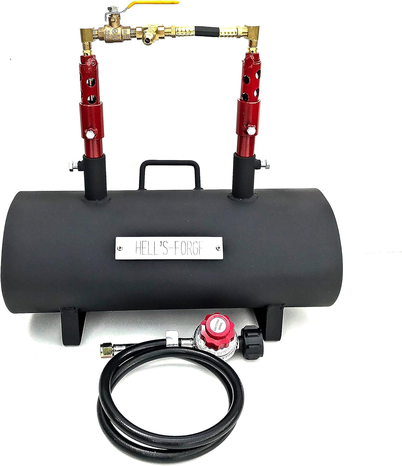 Portable Propane Forge Double Burner Knife and Tool Making Farrier Forge U307