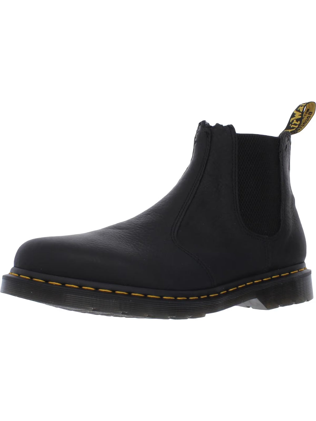 Black Leather Chelsea Boots A375