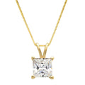 18K Yellow Gold Diamond Pendant with 18" Chain G65548