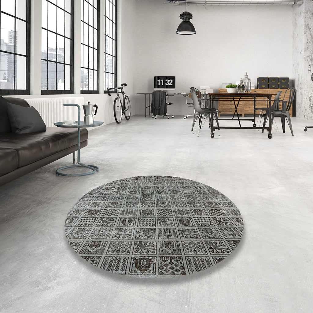 Gray Oriental Rectangle Area Rug, 2' x 5' J357478