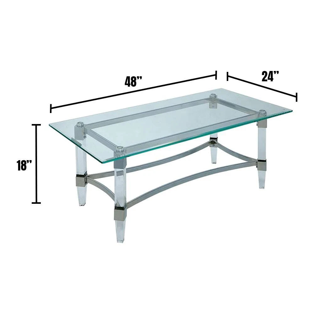 Chrome Coffee Table P131