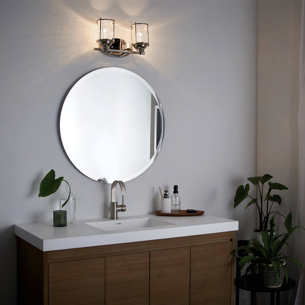 Polished Nickel 2 Light Bath B63929