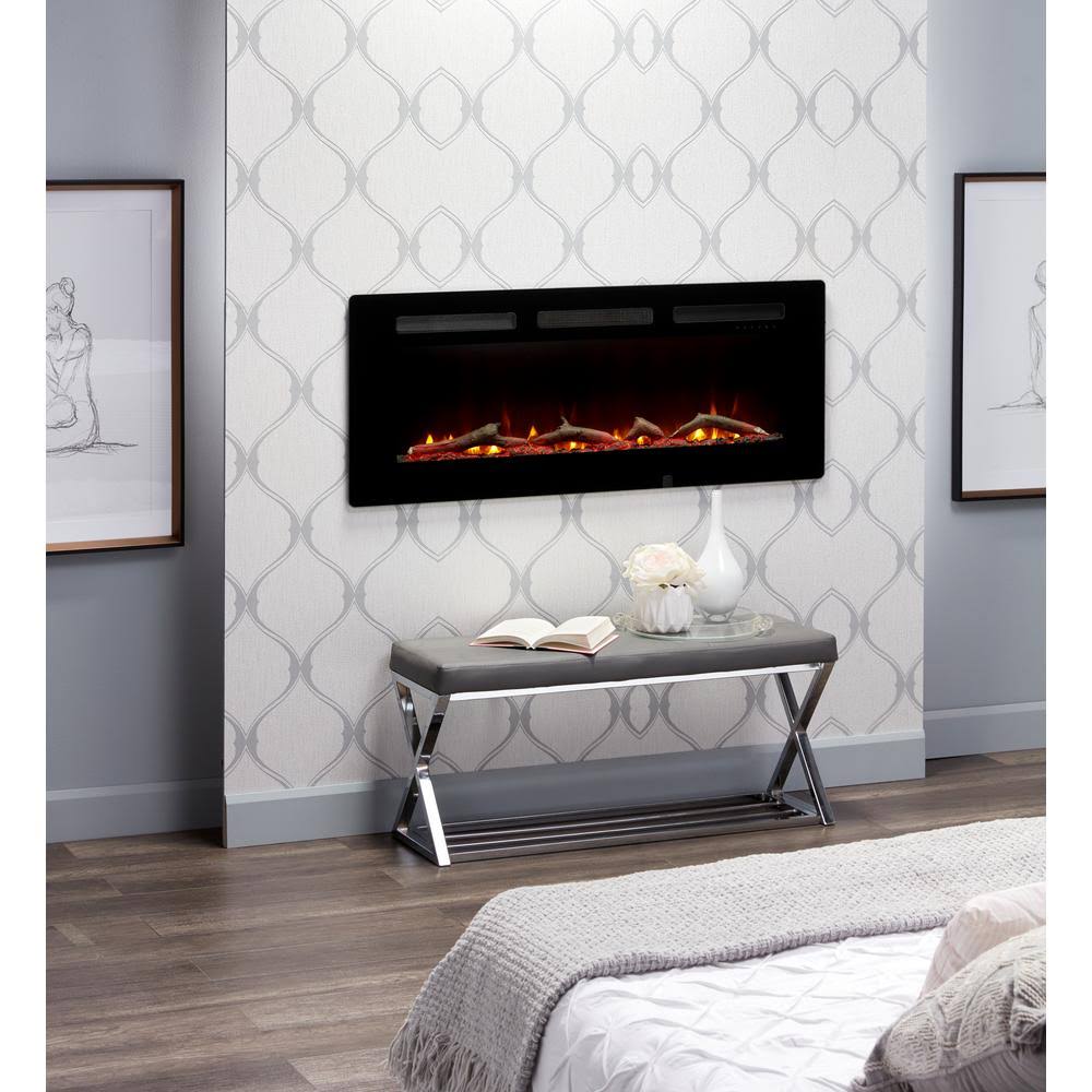 48 inch Wall/Built-In Electric Linear Fireplace D89859