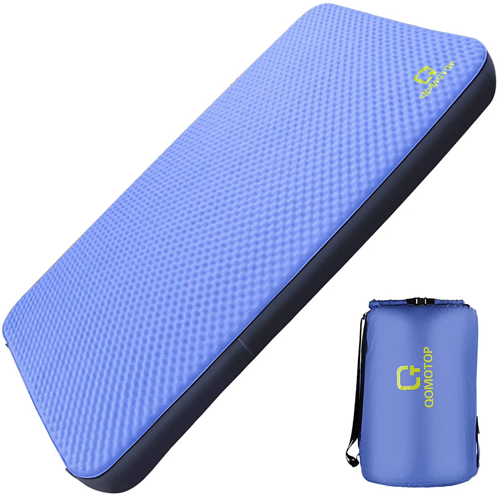 Blue 4 Inches Thick Self-Inflating Camping Mattress L471102