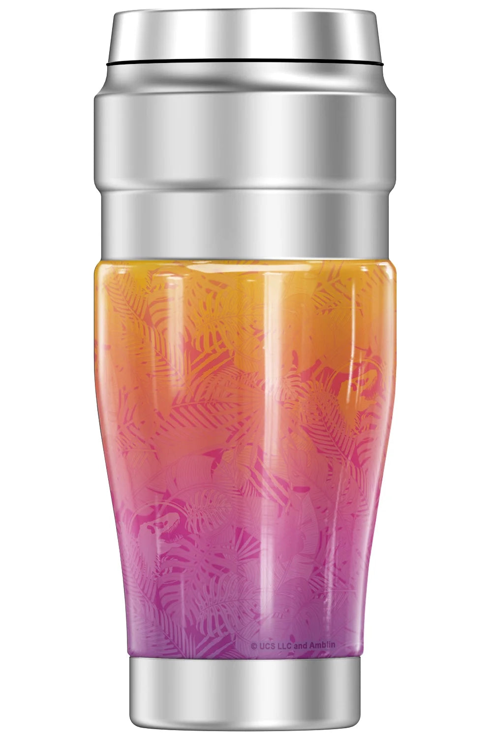 Stainless Steel Travel Tumbler, Vacuum Insulated, 16oz Y86874
