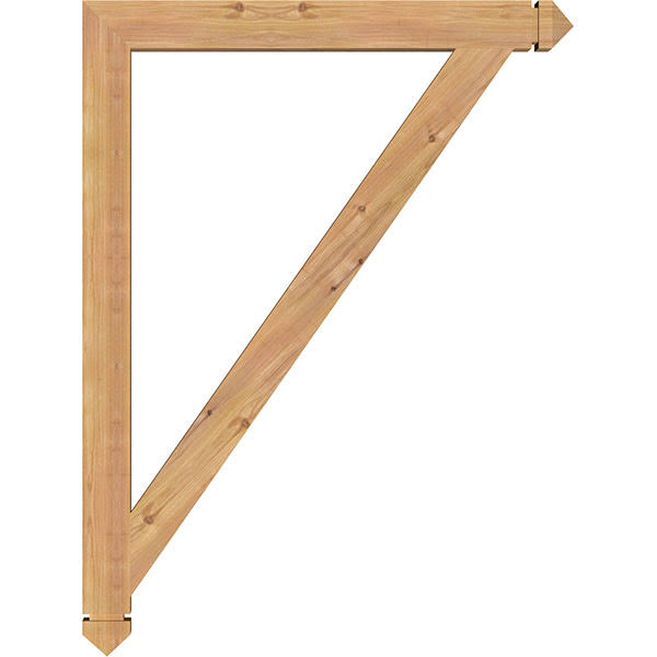 Western Red Cedar Traditional Arts & Crafts Bracket L389