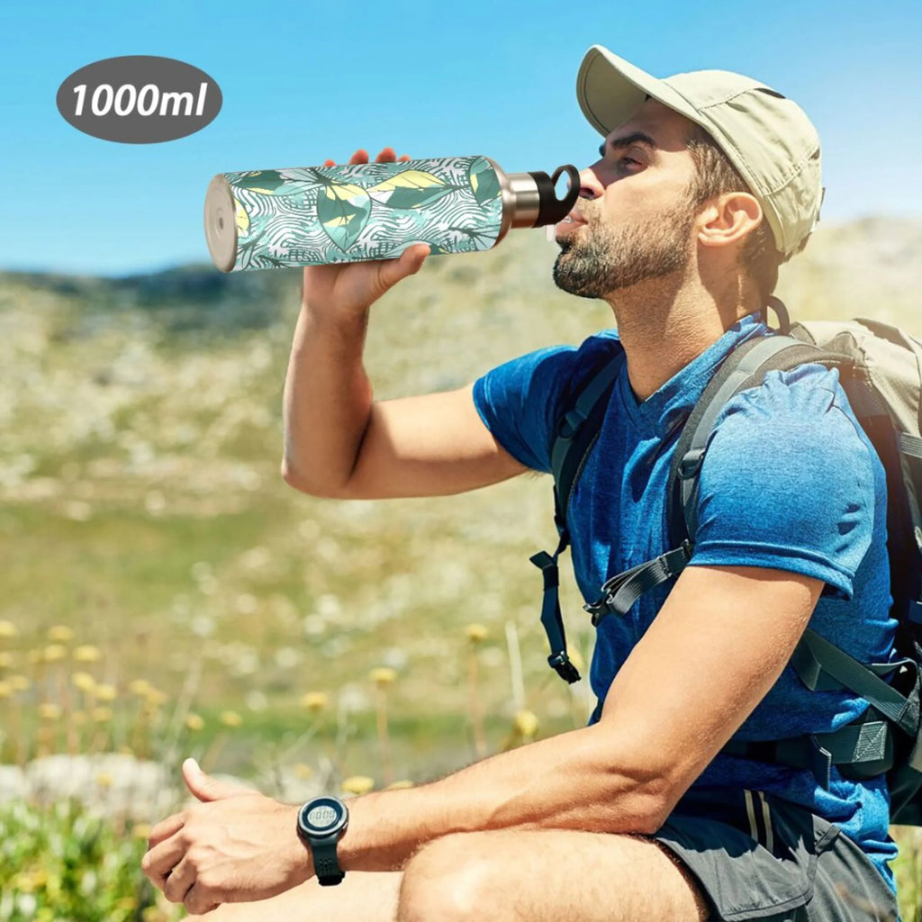 20 oz Insulated Stainless Steel Water Bottle with Straw Lid A694