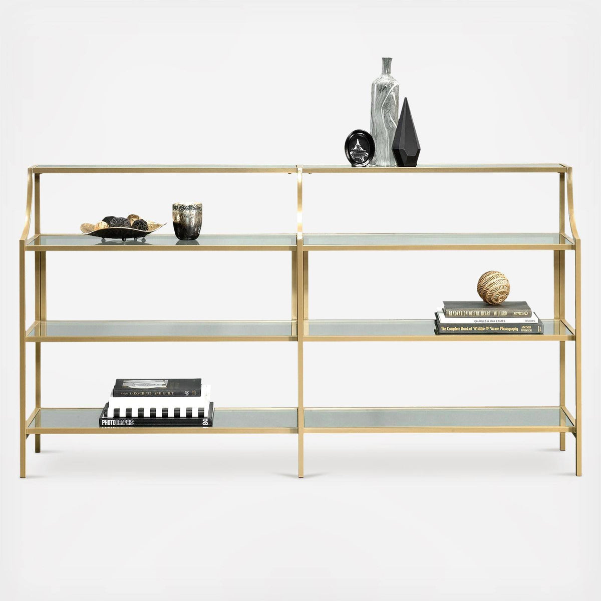 Glass Top Console Table U1268