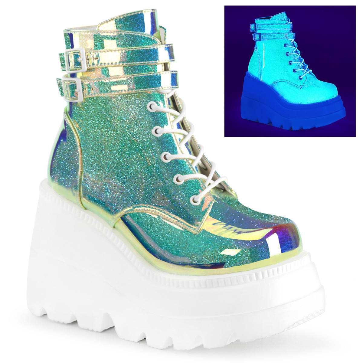 Black Vegan Leather Shoes J31584