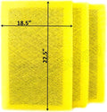 20x25 MicroPower Guard Air Cleaner Replacement Filter Pads (3 Pack) YELLOW Pack of 2 X92059