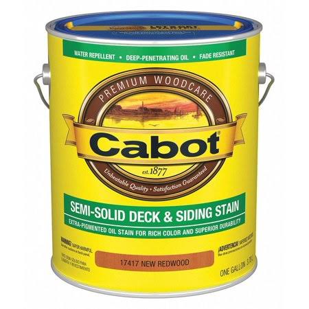 Semi-Solid Flat Exterior Stain for Wood, New Redwood, 1 Gal G67136