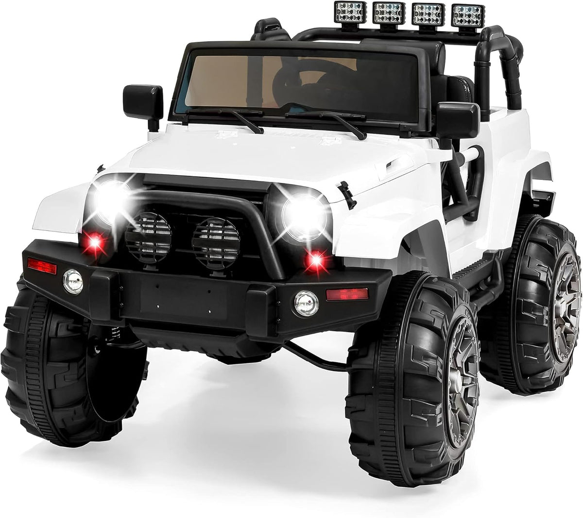 Red 12V Ride On Truck Toy Car with Remote Control K44370