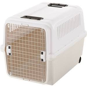White and Beige Pet Carrier C681472