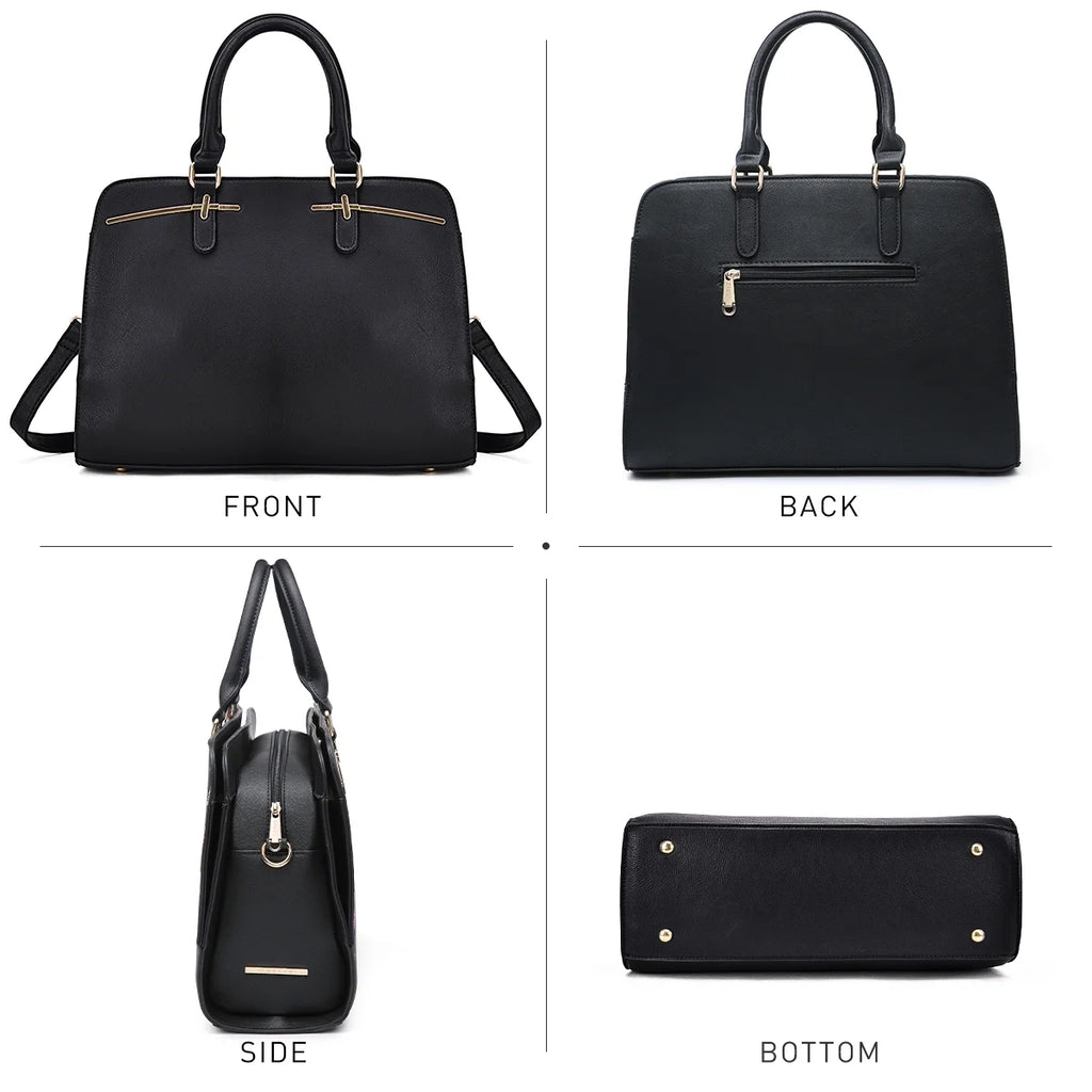 Women Satchel Handbags Shoulder Purses Totes Top Handle Bags With Matching Wallet N558