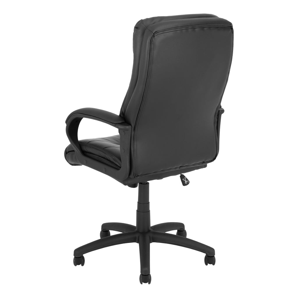 Adjustable Height High Back Executive Chair Black C649