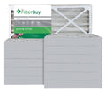Silver MERV 8 12x27x4 Pleated AC Furnace Air Filter, Pack of 12 H83224
