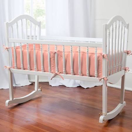 Solid Seafoam Aqua Crib Bumper Z282692