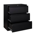 Black 3-Drawer Lateral Filing Cabinet E45806