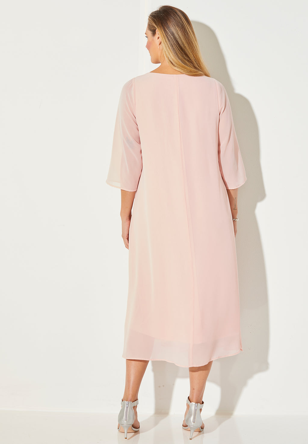 Midnight Dazzle Mesh Flyaway Dress F98457