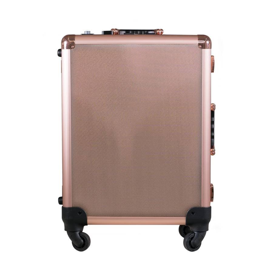 Rose Gold Bling Vanity Travel Train Case Y436